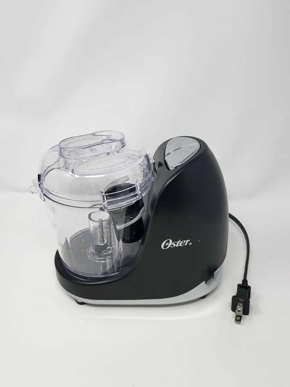 Oster Black Mini Food Processor - Compact Electric Chopper